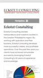 Mobile Screenshot of eckstutconsulting.com